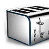 4 Slice Automatic Toaster with Anti-Jam System TS-1109 
