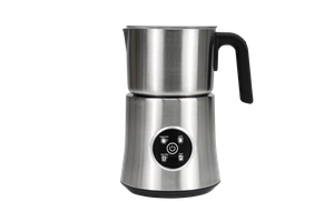 Hot Chocolate Maker with 5 in 1 Milk Frother and Steamer, Professional Milk Steamer, 17 oz/3.5 oz, Stainless Steel, Hot and Cold Milk Frother for Latte, Macchiato, Cappuccino and Hot Chocolate